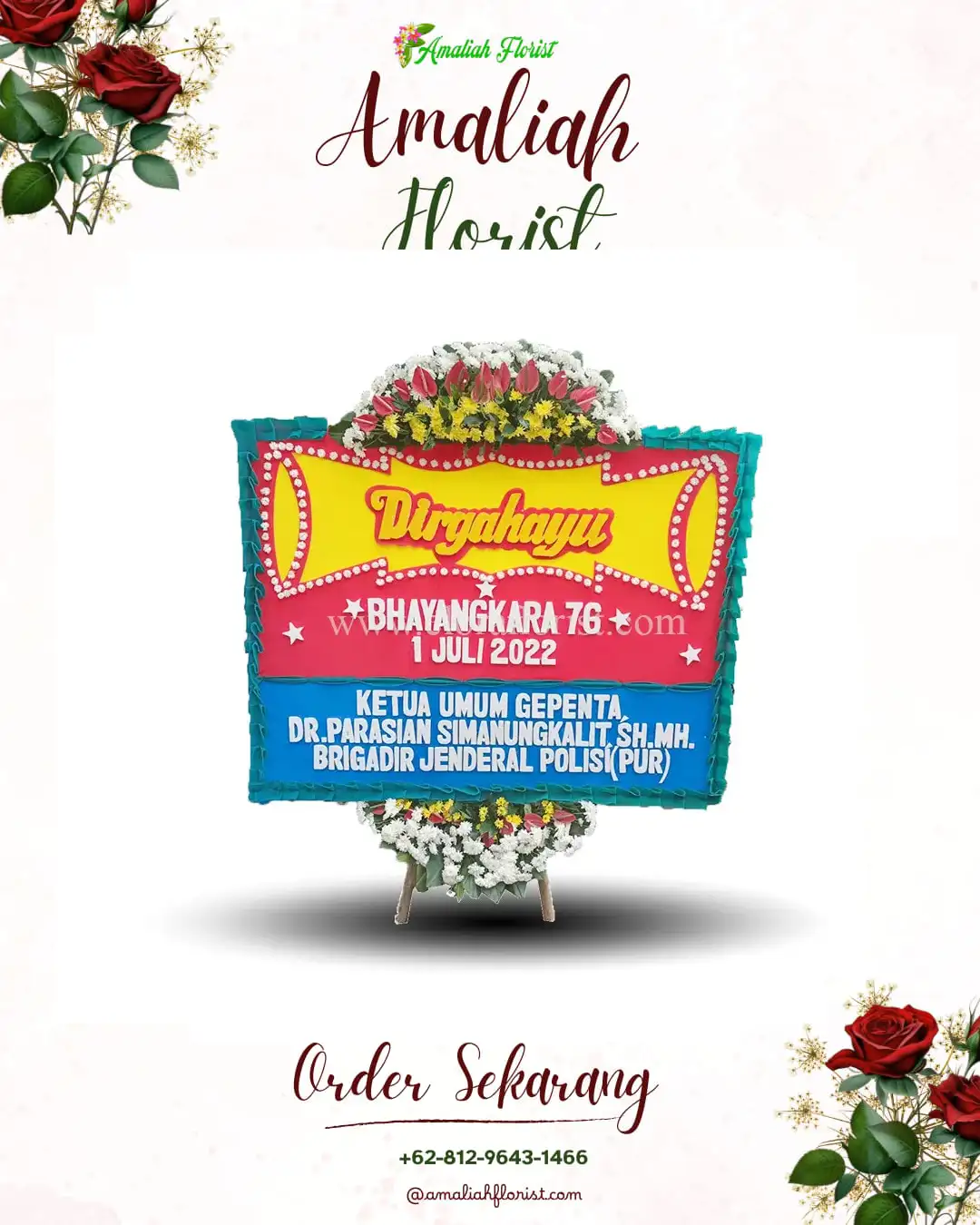 Papan Bunga HUT Ulang Tahun Mojogeneng